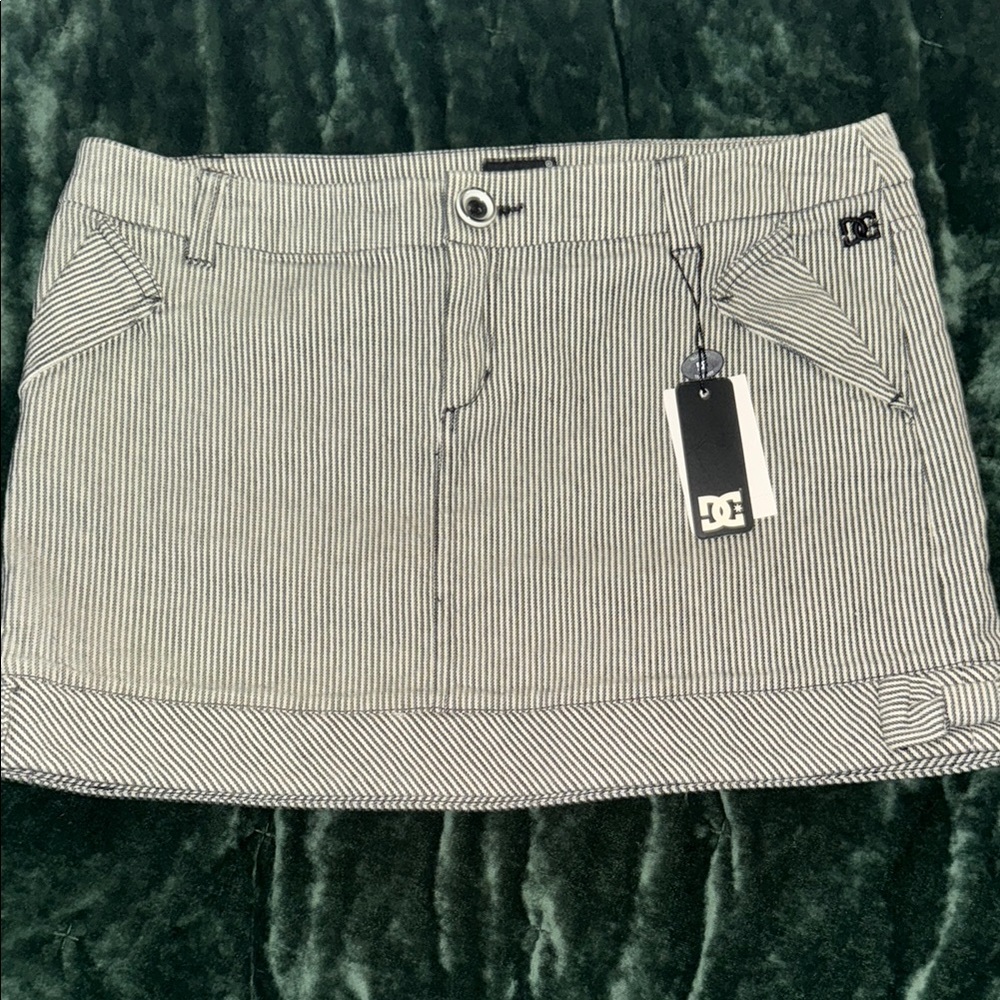 DC Gray and White Mini Pencil Skirt for Work